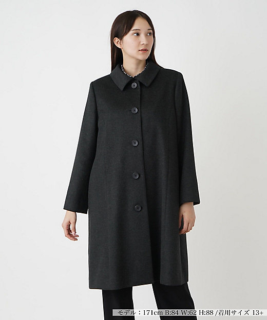 カシミヤステンカラーコート【プラス企画】【LORO PIANA