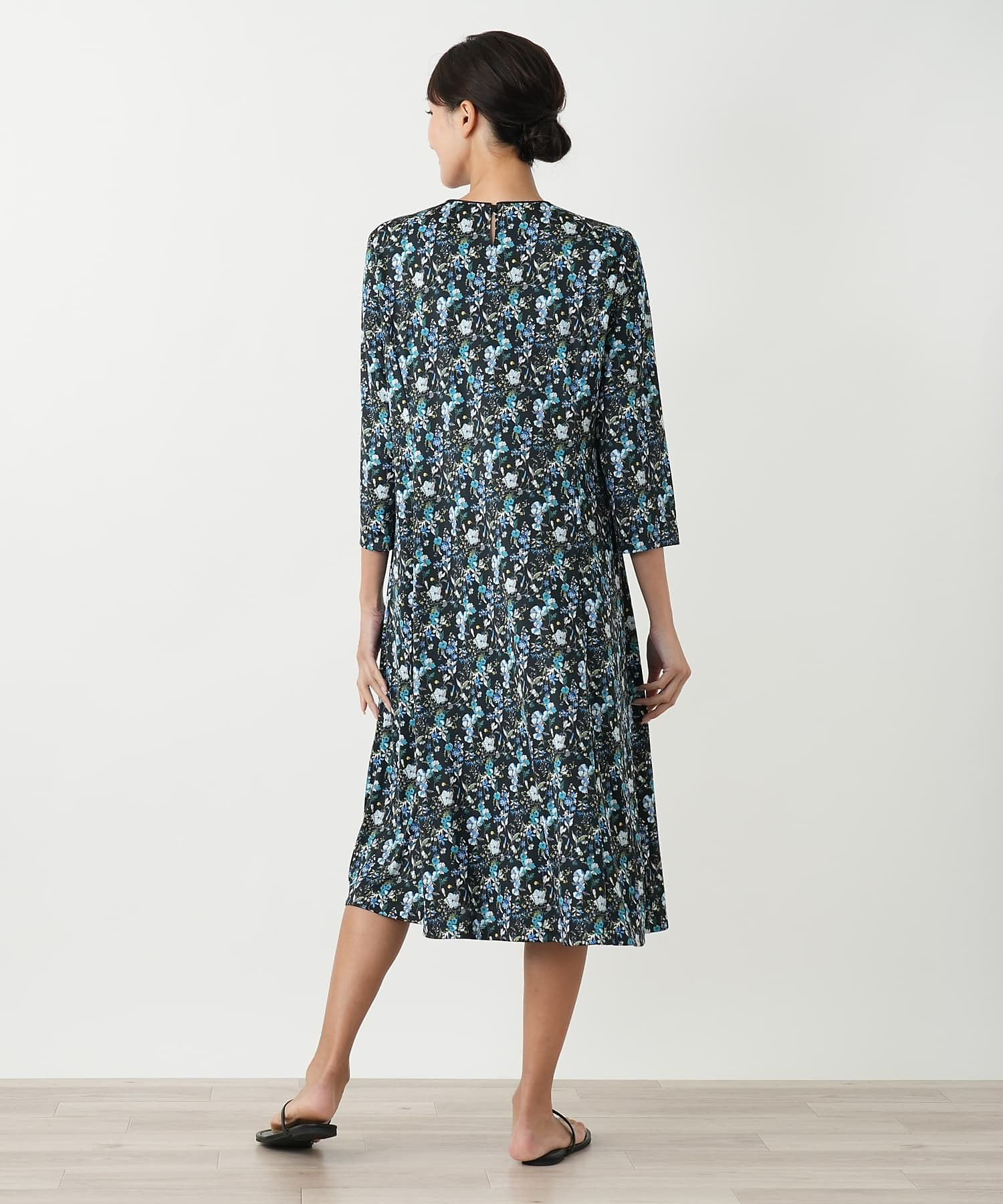 ウォッシャブル】花柄ワンピース【プラス企画】 | Leilian plus house