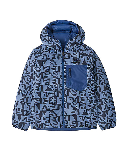 キッズ・リバーシブル・ダウン・セーター・フーディ 68640