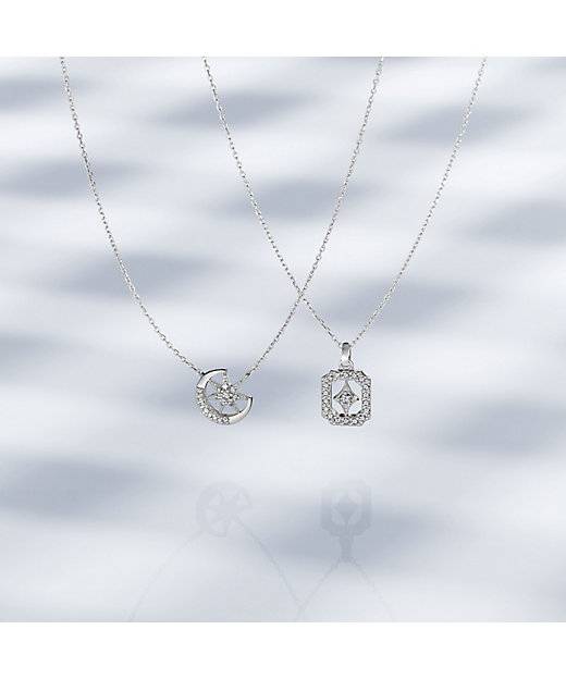 プラチナ ダイヤモンド ネックレス APVN214343DI