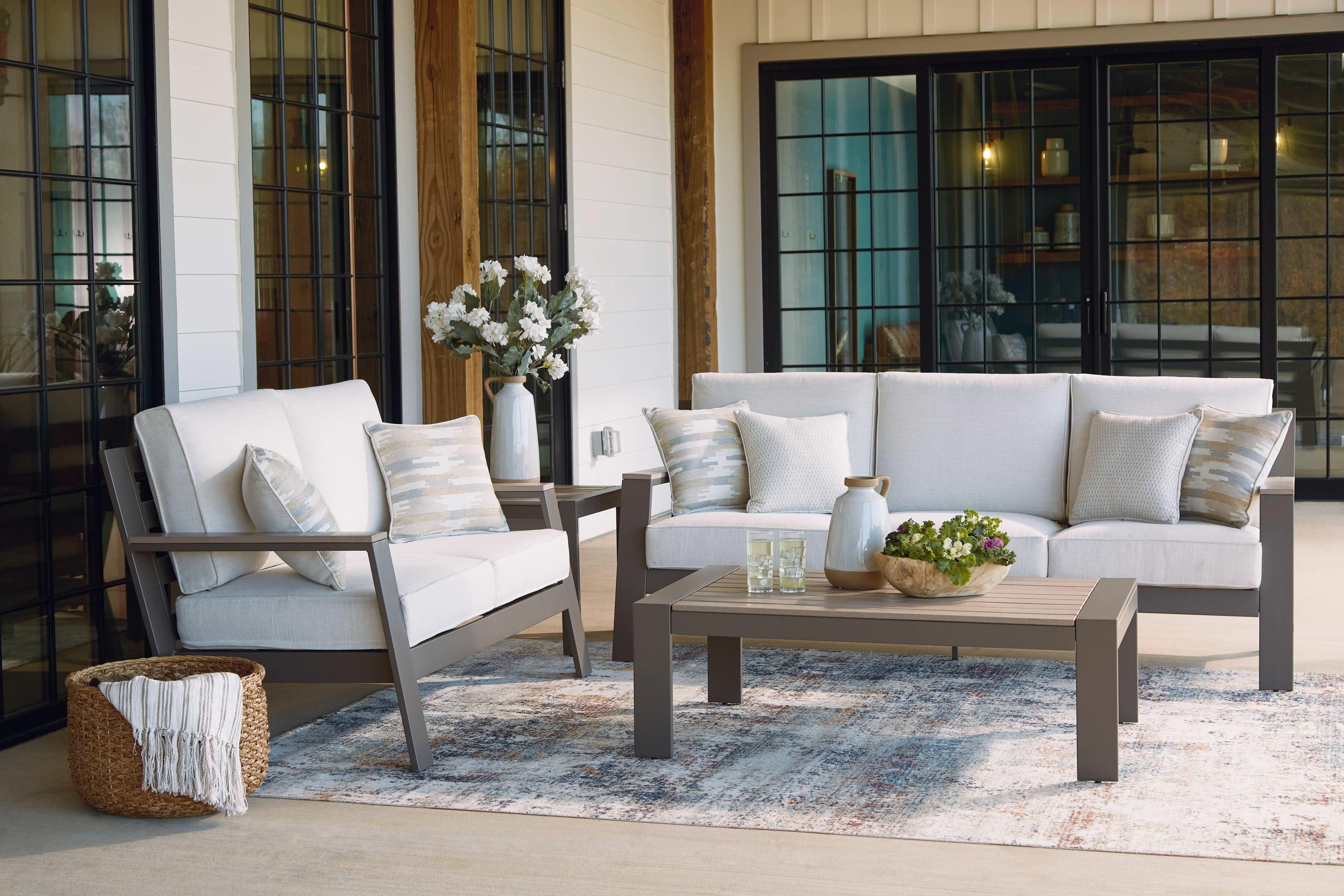 Living Room Living Room Sets Ashley Outdoor/Patio 5 Piece Lounge