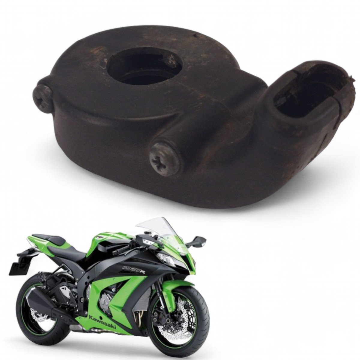 Carcaça Acelerador Kawasaki Zx10 R 2014 Com Avaria