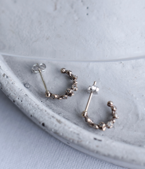 noguchi BIJOUX(ノグチ)K18YGダイヤモンドピアス nn3046 | iroma