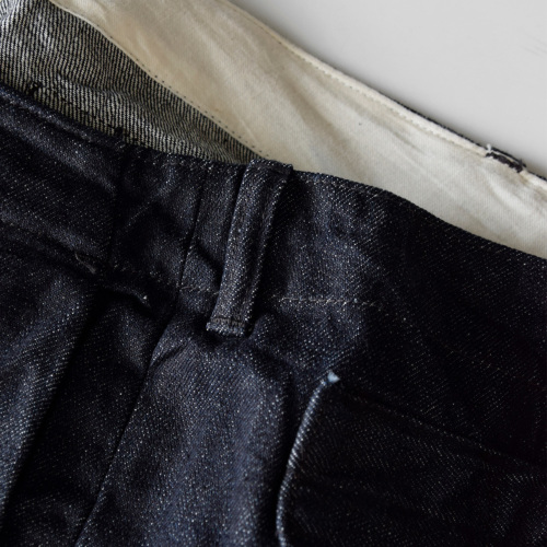 TOUJOUR 14oz セルビッチ クラシック デニム バックストリングウエスト