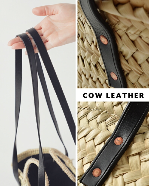 Aeta アエタ ロングハンドル バスケット バッグ Sサイズ “TAZA BASKET