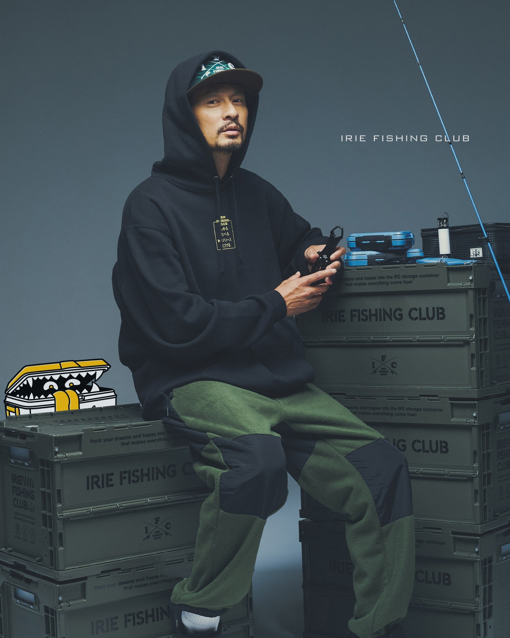 NEW ITEM】-COOLER BOX MONSTER HOODIE- | IRIE FISHING CLUB