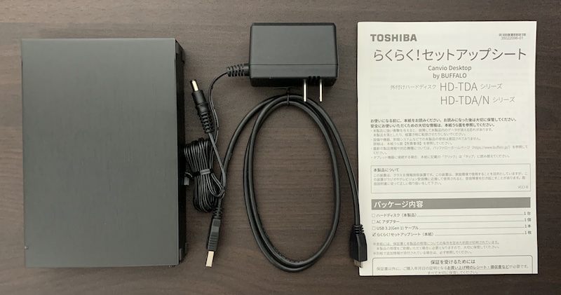 バッファロー (TOSIHBA) の6TB外付けHDD「HD-TDA6U3-B」をレビュー