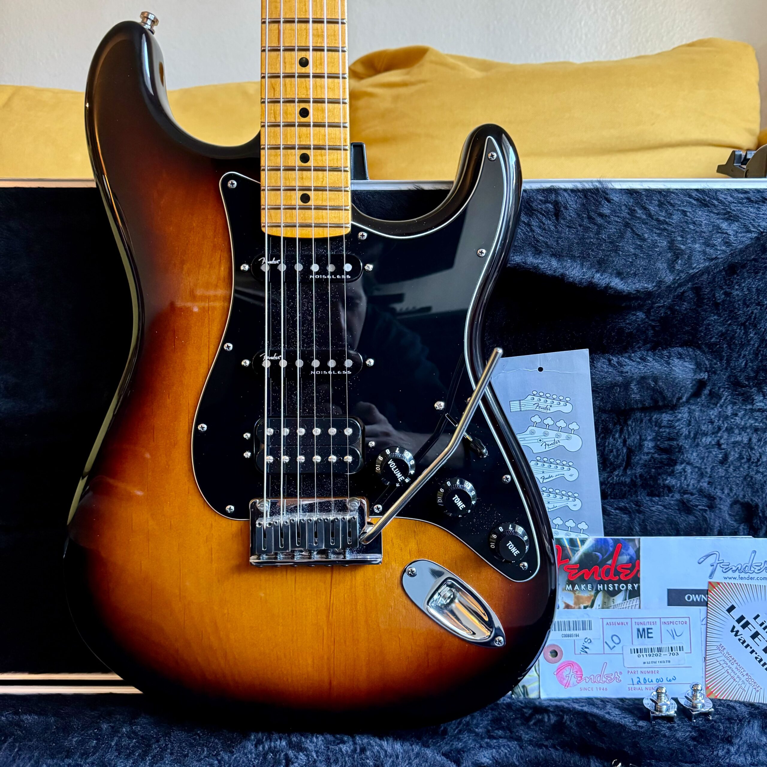 2012 Fender American Deluxe Stratocaster HSS Sunburst w/Upgrades