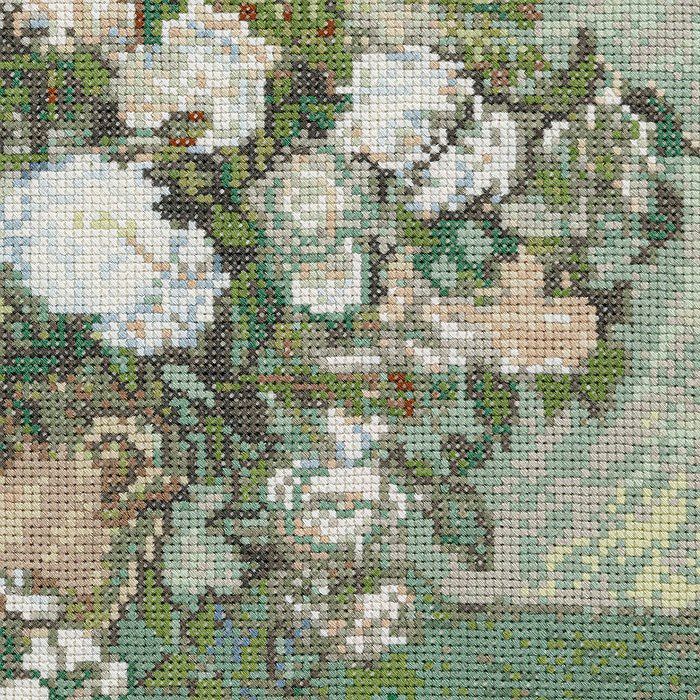 3/10予約】クロスステッチフレーム＜ゴッホの薔薇＞ | リバティ 生地