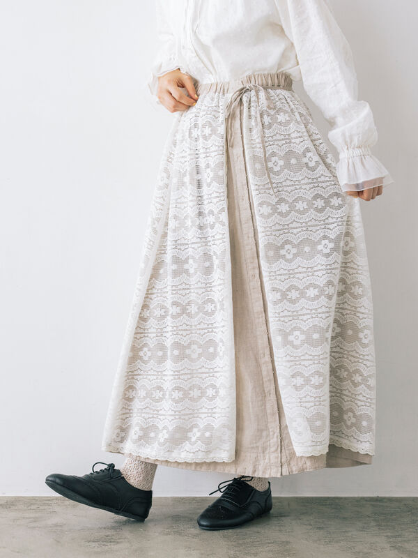 セール】 【kazumi×Samansa Mos2】リバーシブルスカート（グレー