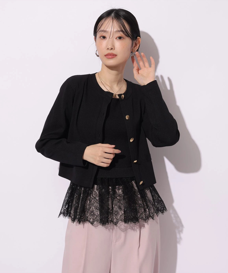 ペプラムレースニットアンサンブル | アンサンブル | Mystrada（マイ