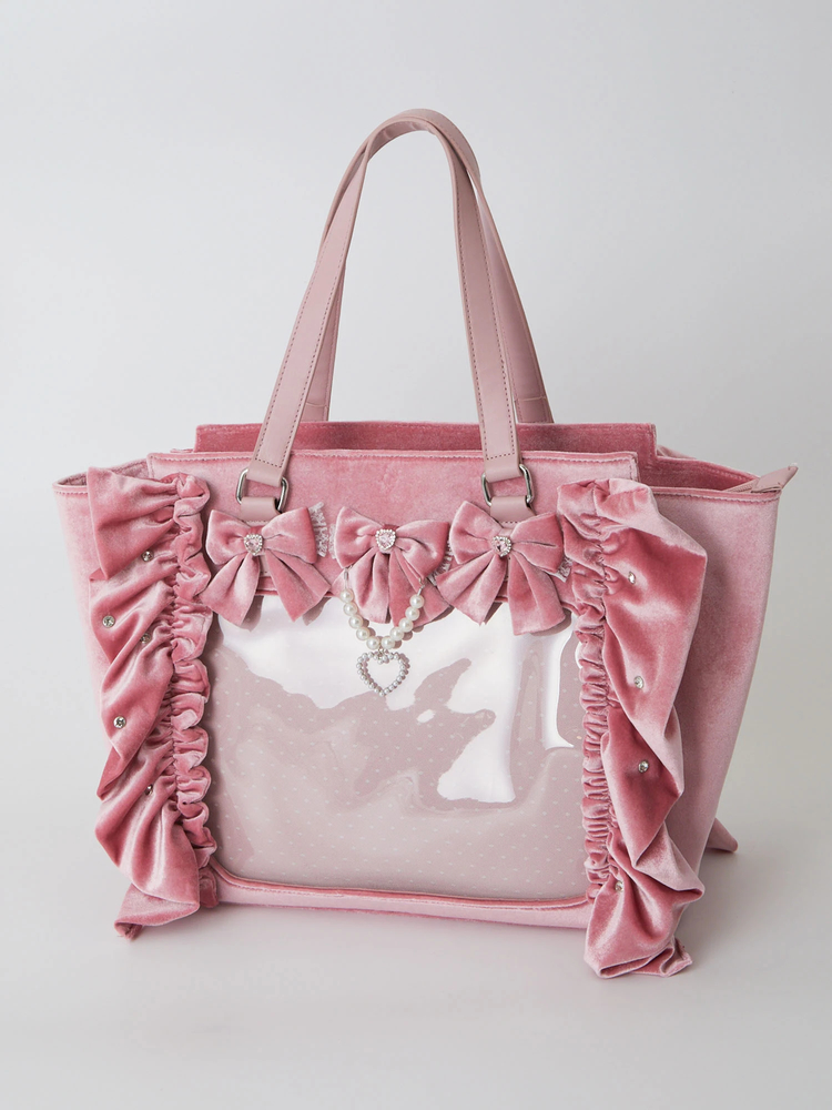 確定ファンサのおまじないベロアBag(特大) - Ank Rouge(アンクルージュ