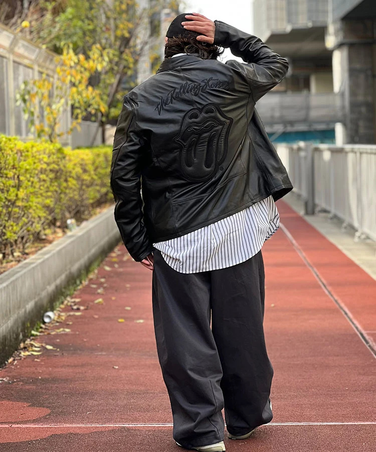 The Rolling Stones×JACKROSE】 LAMB LEATHER S RIDERS(MENS