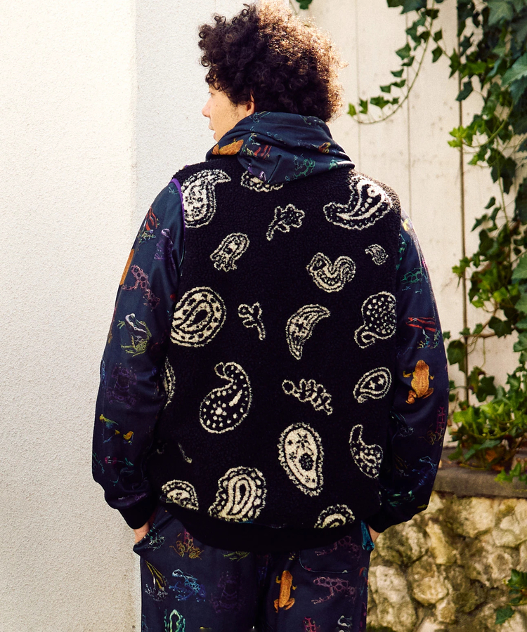 ボア×ナイロンリバーシブルベスト (MENS) ｜ファッション通販 SANKO