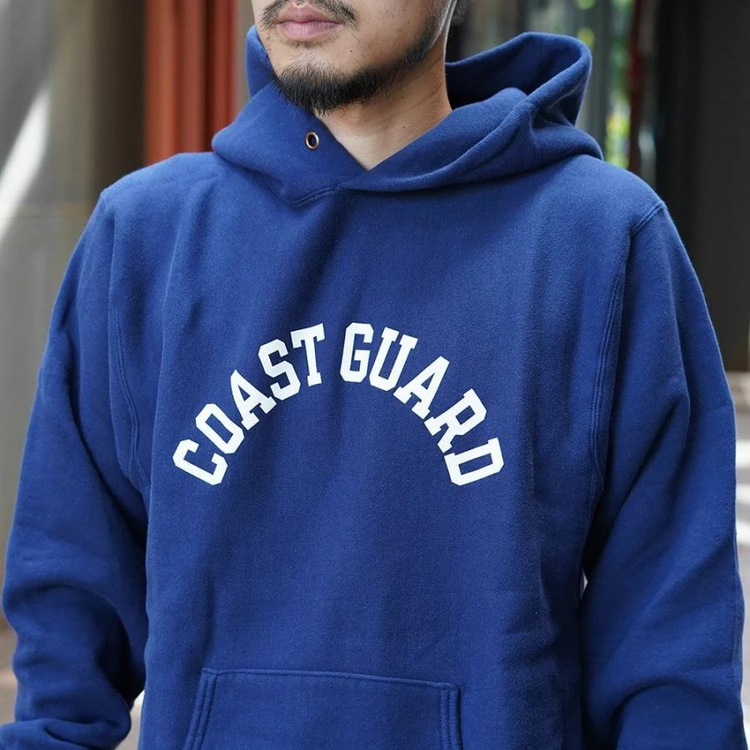 バズリクソンズ]ホリゾンタルニッティングスウェットパーカ 