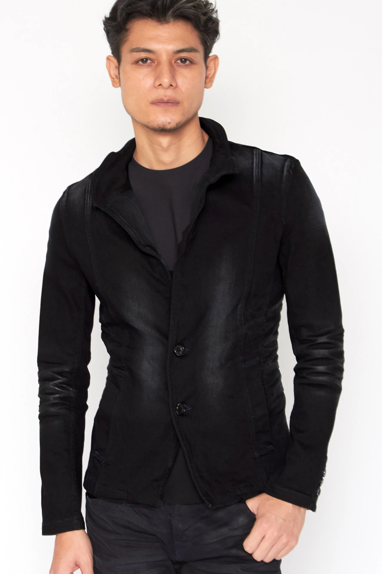 TORNADO MART∴ダークアクアスタンドジャケット / TORNADO MART