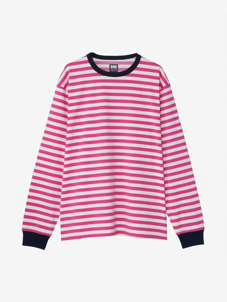 公式・限定】HH × agnes b．ロングスリーブマリンボーダーティー(ユニ