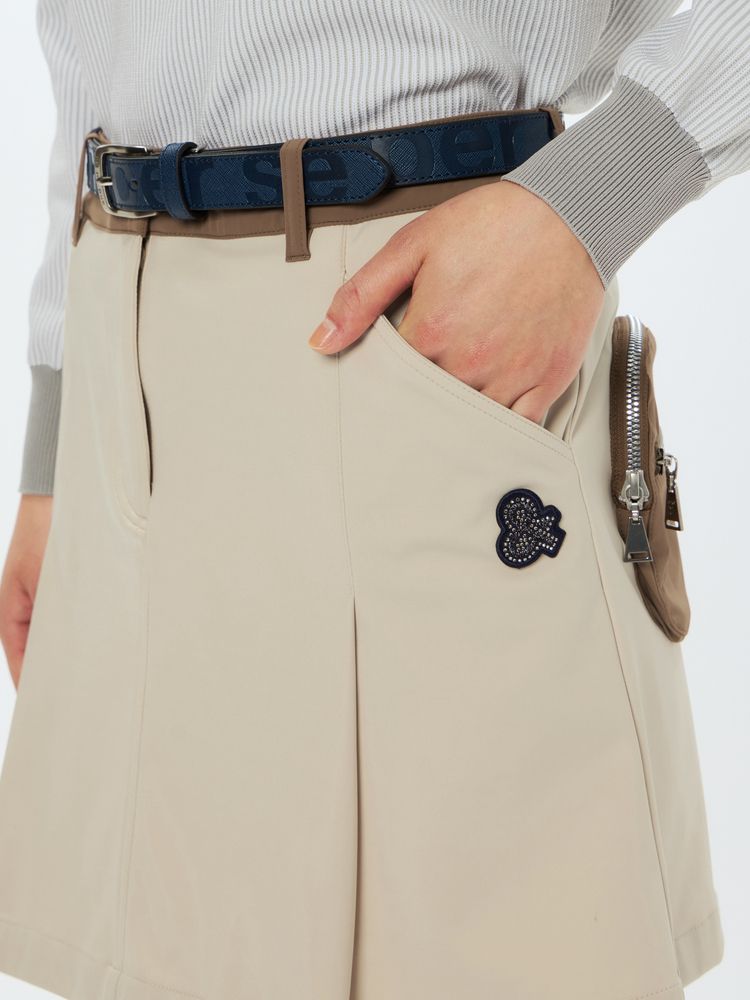 公式・アウトレット】クリーンジャージ切替デザインスカート（スカート