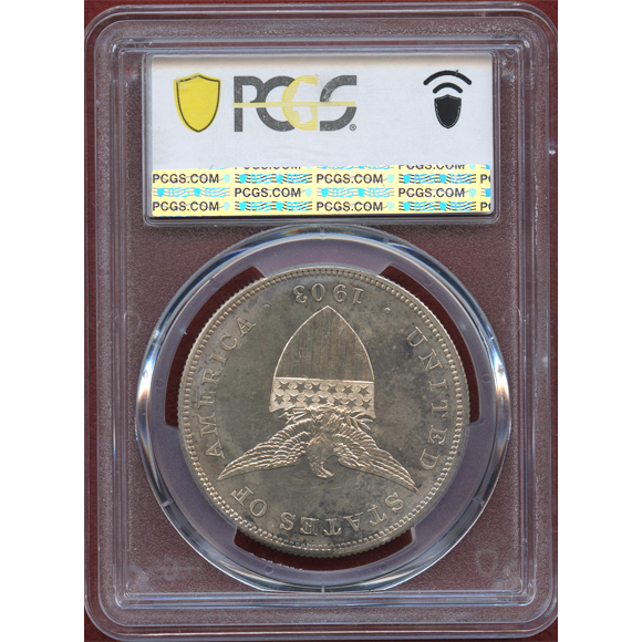 1907-S 年 アメリカ領フィリピン女性立像 火山 乙女 PCGS鑑定 1907-S