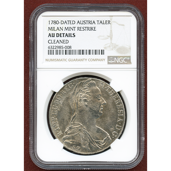 JCC | ジャパンコインキャビネット / オーストリア (1780) ターラー