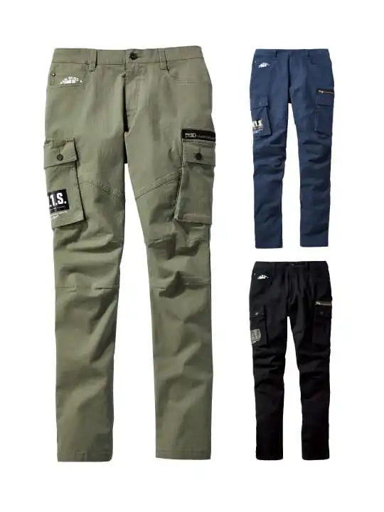 Jawin】 53402 ストレッチノータックカーゴパンツ[2023年秋冬]※SLIM