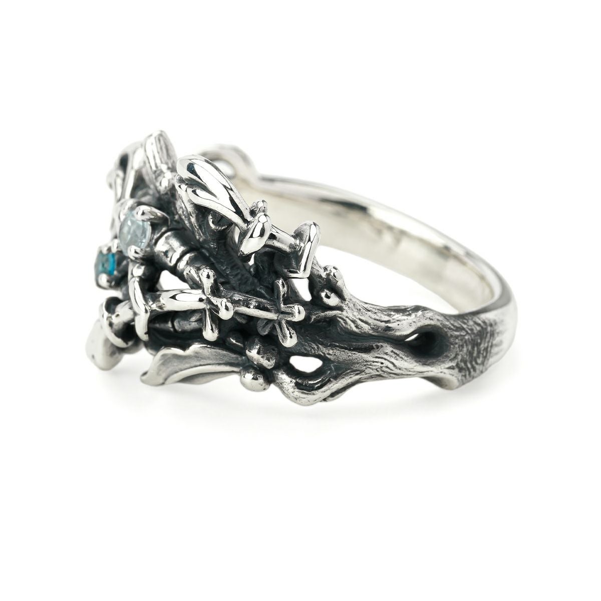 ブラッディマリー メガイラリング w/スカイブルートパーズ/ロンドン