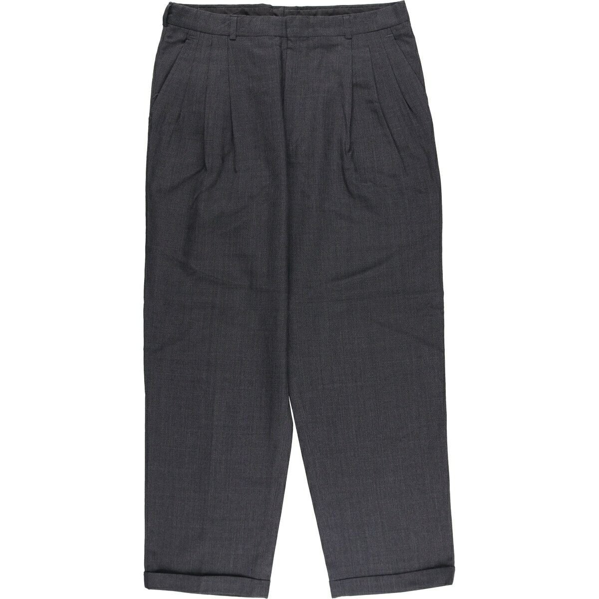 古着 80～90年代 CITY STREETS スリータック スラックスパンツ メンズ