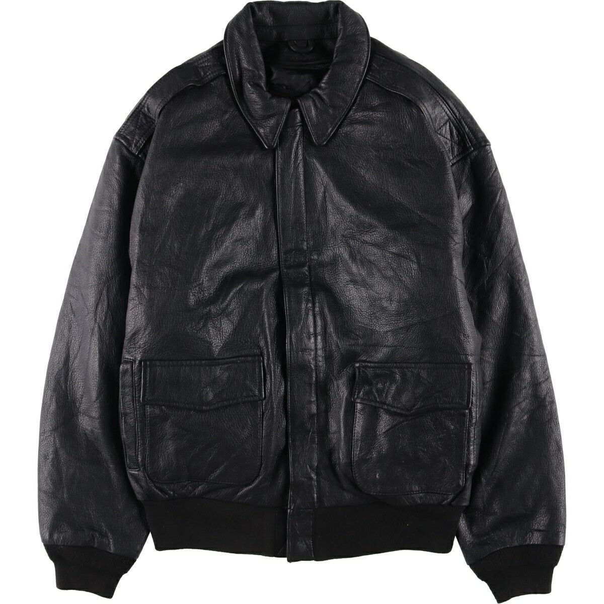 古着 ショット SCHOTT A-2タイプ レザーフライトジャケット USA製