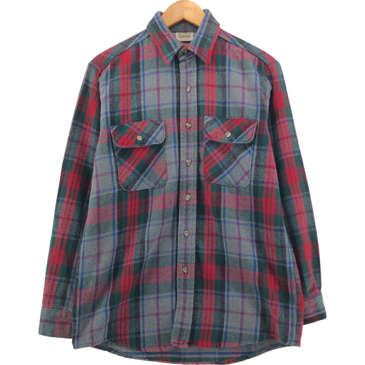 古着 60年代 ファイブブラザー Five Brother 長袖 シャンブレーシャツ