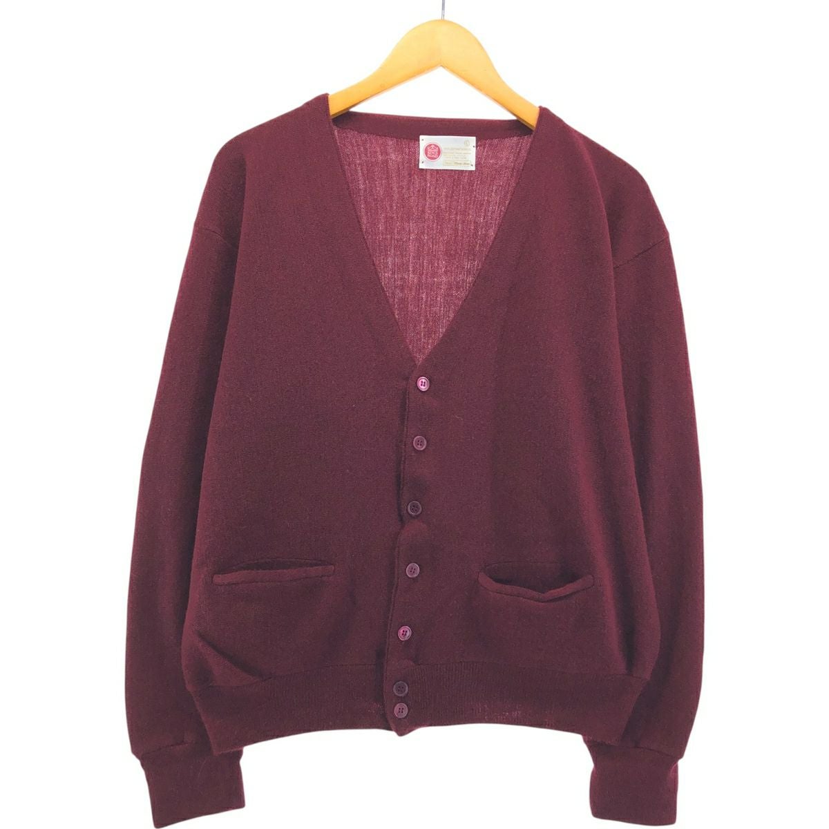 古着 70年代 シアーズ Sears SPORTSWEAR アクリルニットカーディガン