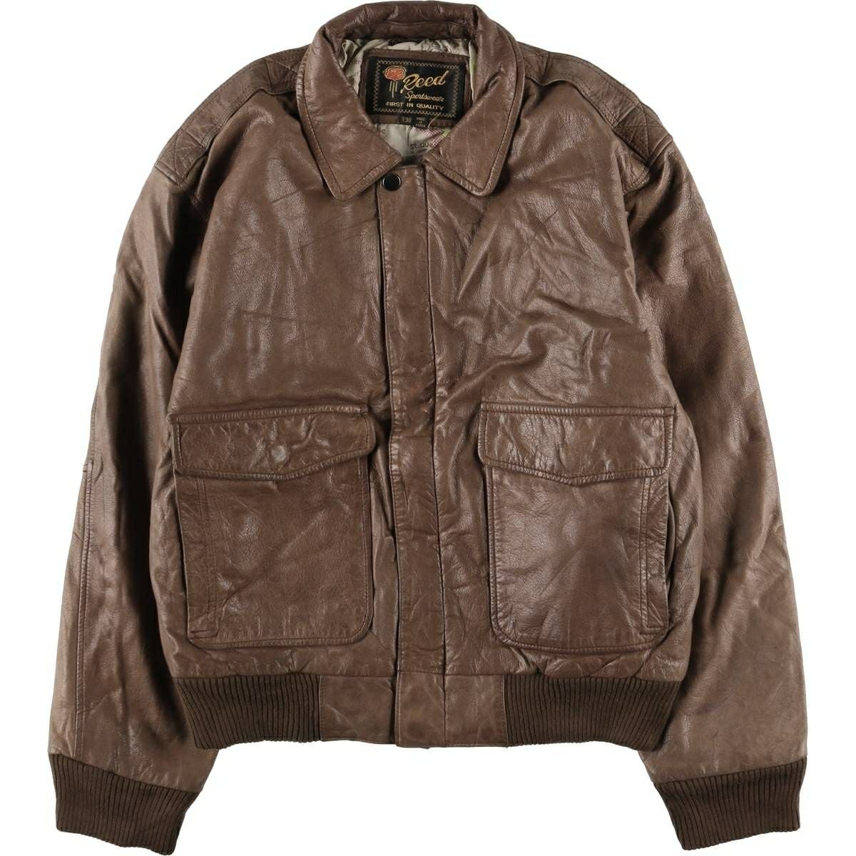 古着 80～90年代 ゴールデンベア GOLDEN BEAR A-2タイプ レザー