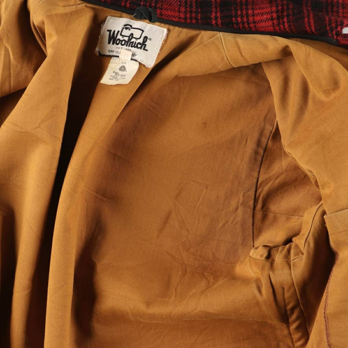 古着 70年代 ウールリッチ WOOLRICH バッファローチェック ウール