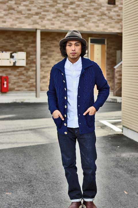 INVERALLAN」 3A STANDARD LUMBER CARDIGAN インバーアラン