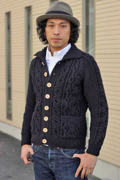 INVERALLAN」 3A STANDARD LUMBER CARDIGAN インバーアラン