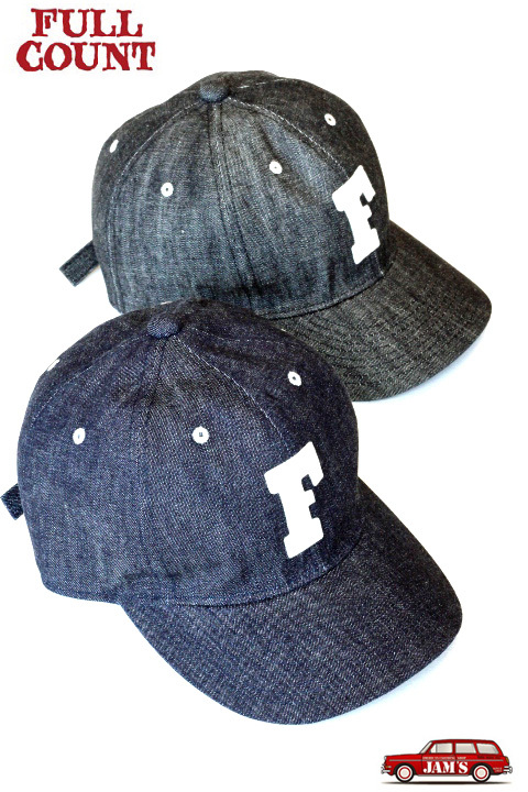 FULLCOUNT」6 PANEL DENIM BASEBALL F CAP フルカウント 6パネル