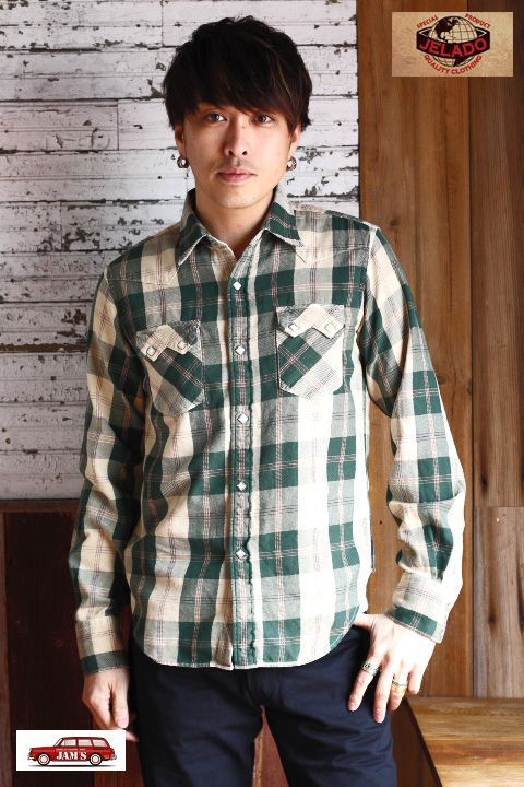 JELADO」Vintage Check Western Shirts ジェラード ヴィンテージ
