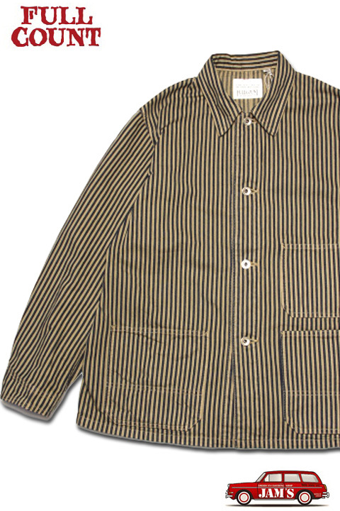 FULLCOUNT」DEN「FULLCOUNT」Brown Hickory Chore Jacket フルカウント