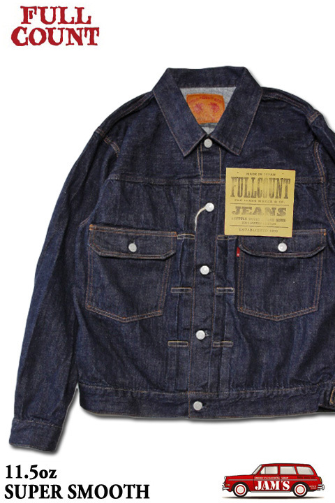 FULLCOUNT」 Type 2nd Denim Jacket 2102SSW 11.5oz 
