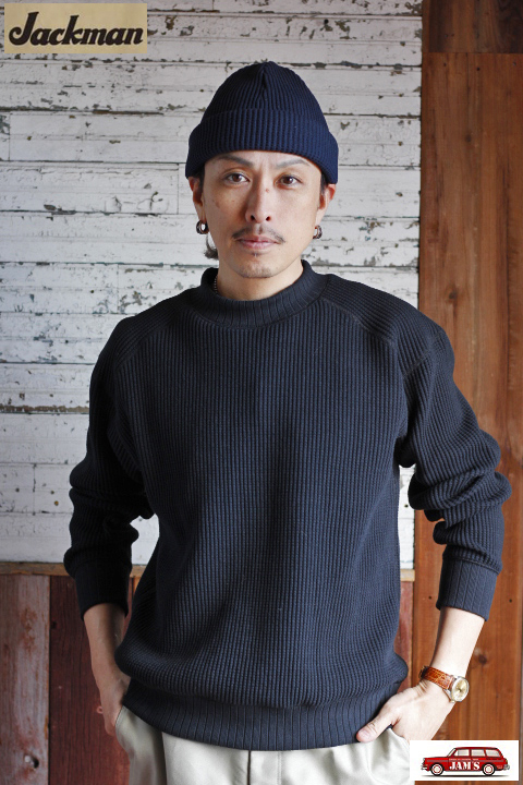 Jackman」New Waffle Mid-Neck ジャックマン ワッフル ミッドネック