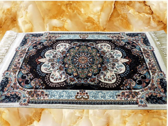 ペルシャ絨毯 カーペット ラグ 63万ノット 高密度 ソフトタッチ