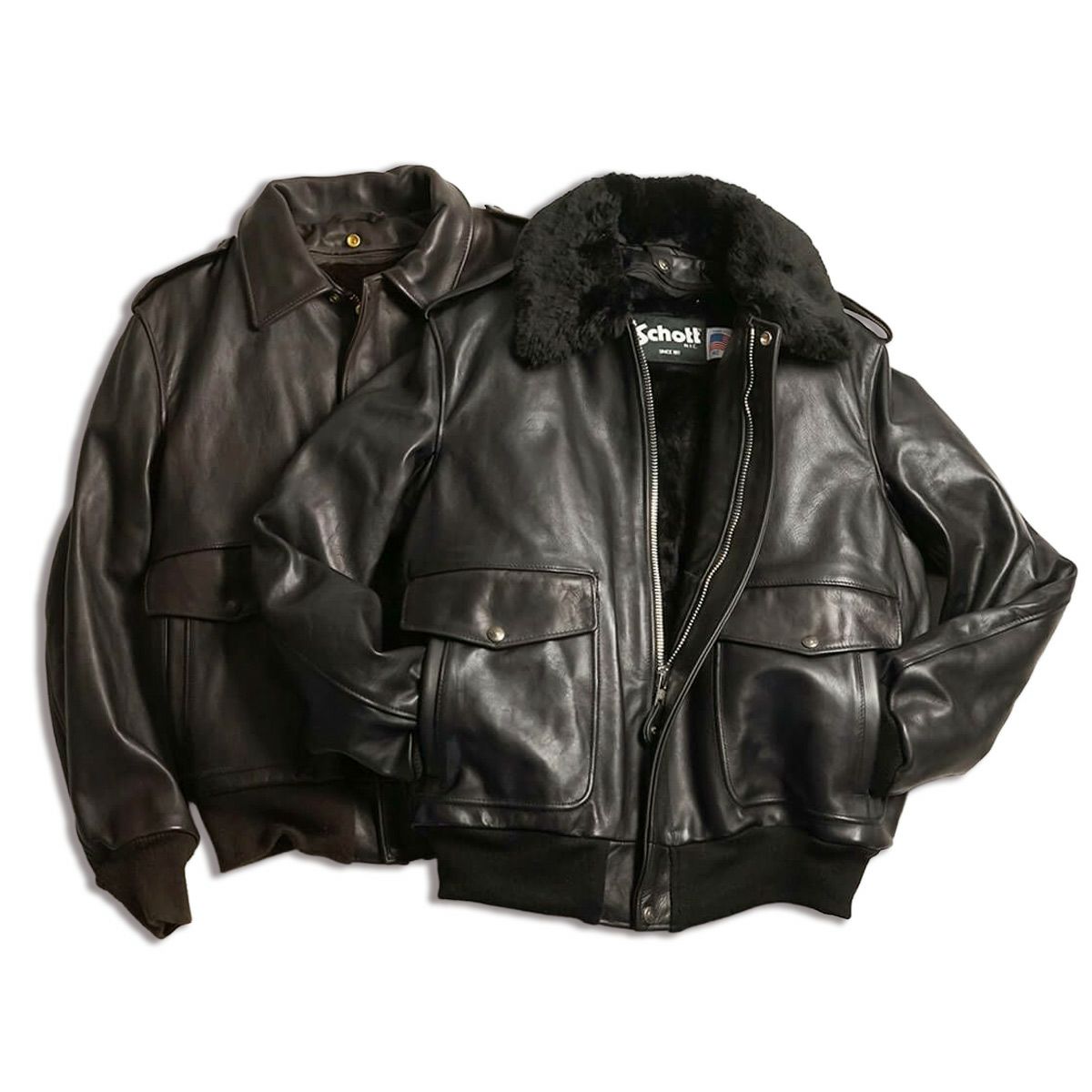 ショット SCHOTT 184SM A-2 レザーフライトジャケット | Jalana