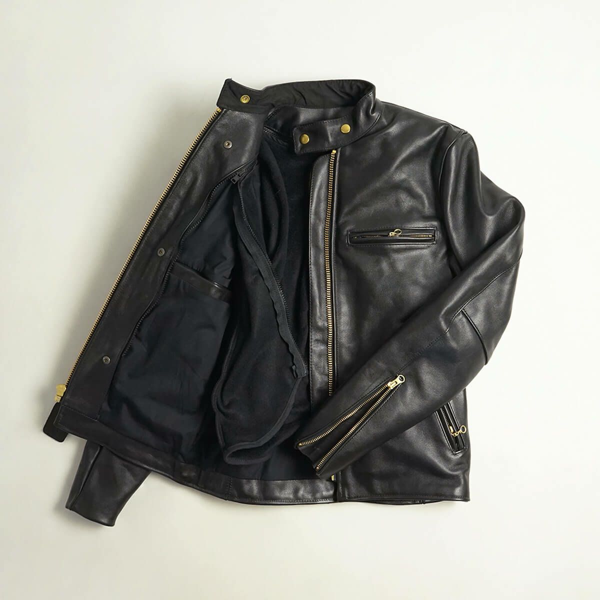 バンソン VANSON MODEL B シングル ライダース ブラック | Jalana