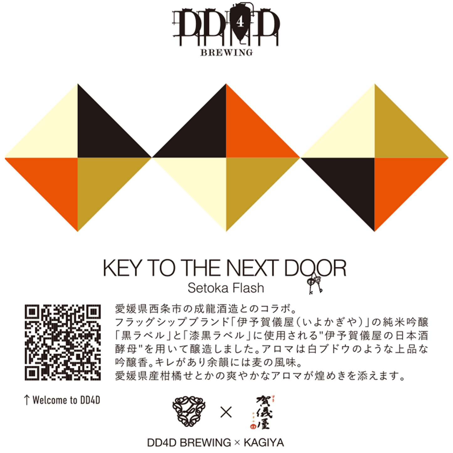 Key to the Next Door-Setoka Flash- (Fruited Sake Ale) – DD4D