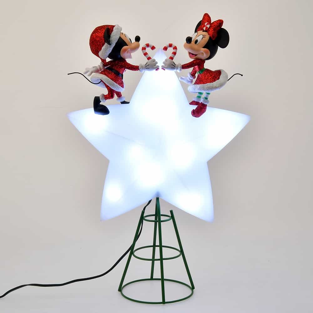 ミッキー＆ミニー オーナメント・ツリートッパー ライトアップ Disney