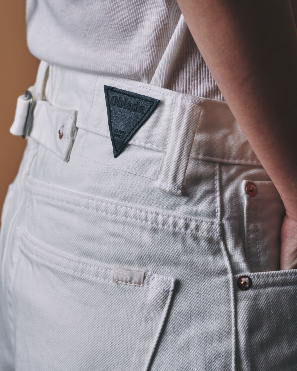 m.u × Oblada 1938 White Denim Pants – Japoness