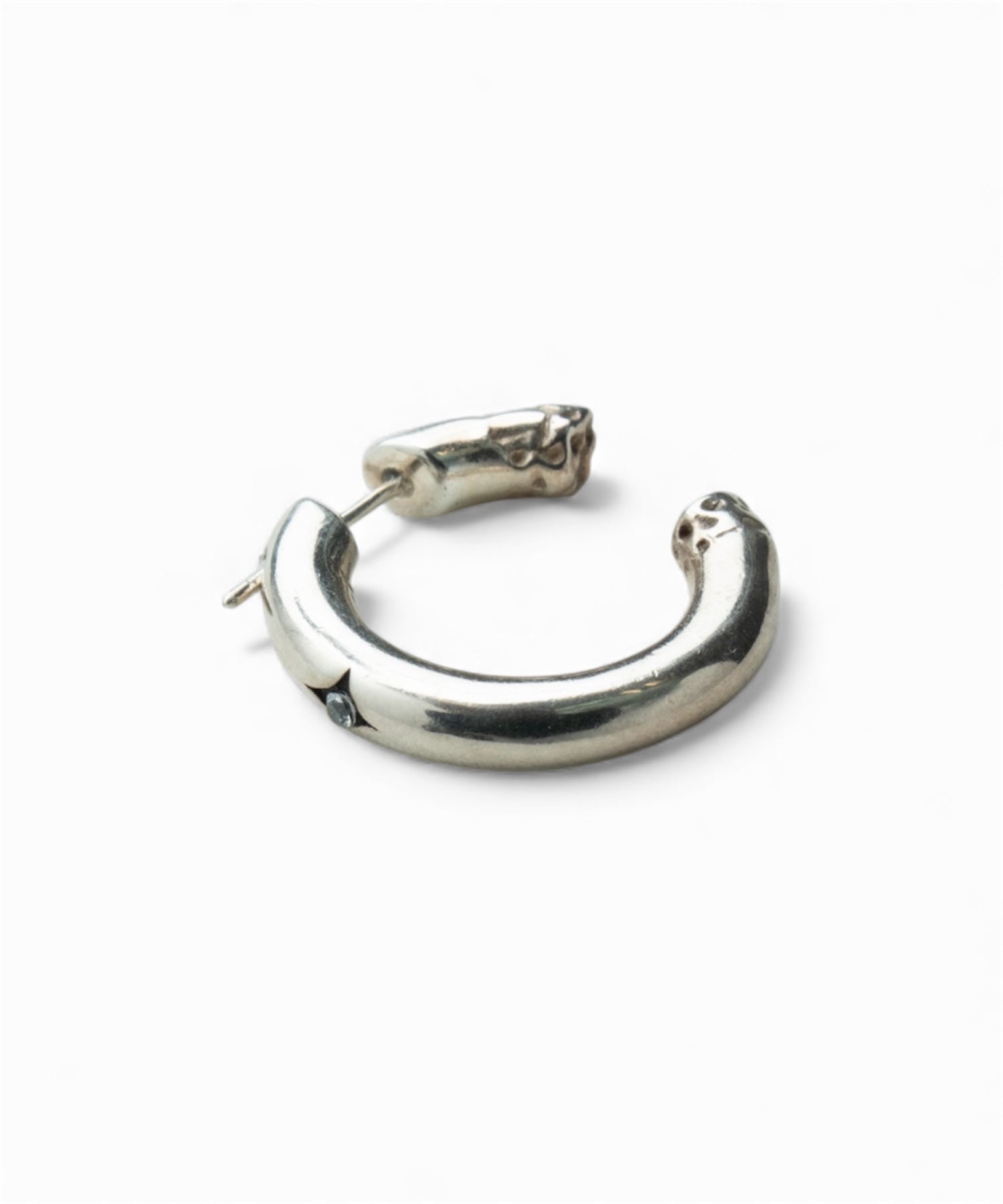Reverse Hoop Earrings – Silver 925 – Jent Louis