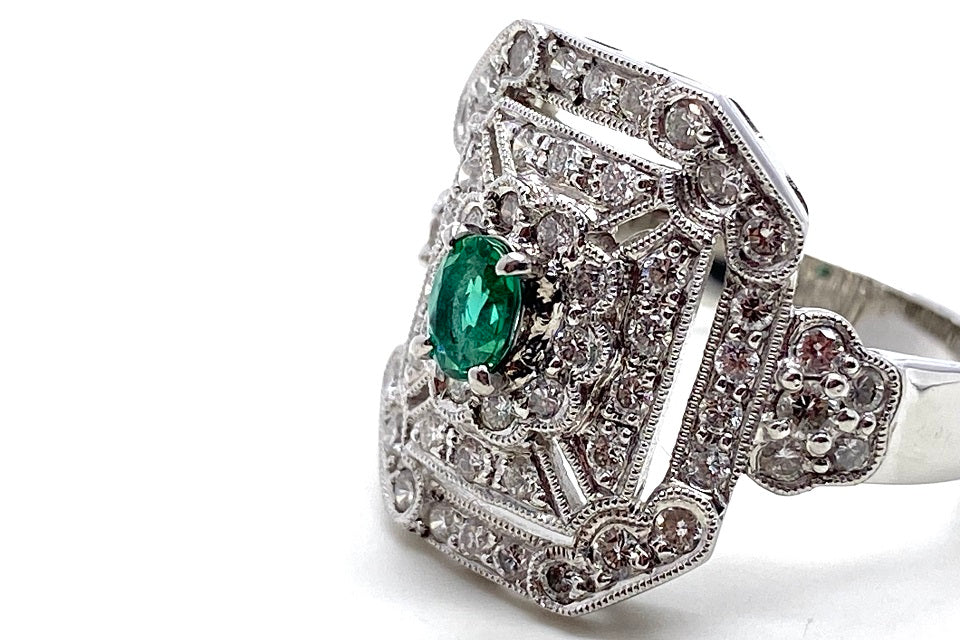 Paraiba Tourmaline Pt900パライバトルマリン ダイヤモンドリング (NO