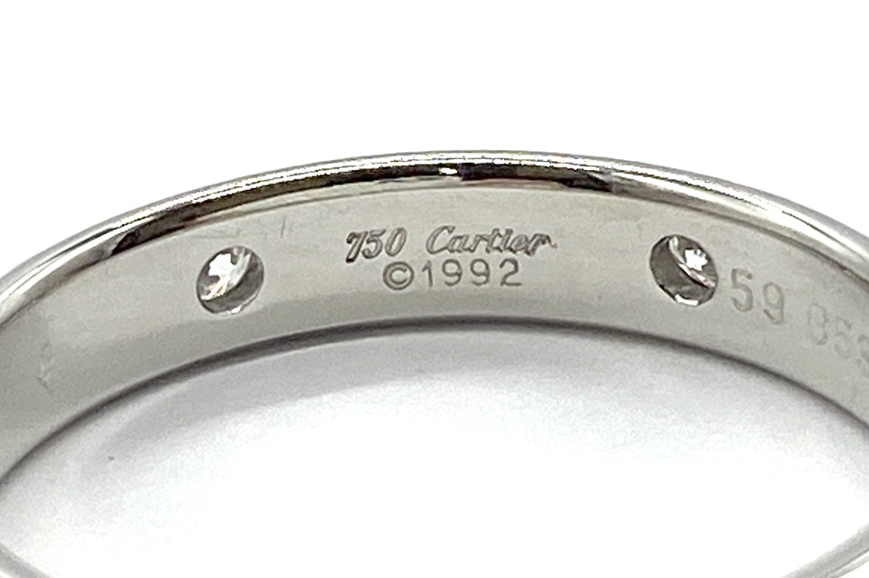 Cartier 【カルティエ】K18WGダイヤモンドリング (NO.62226) – JEX宝石