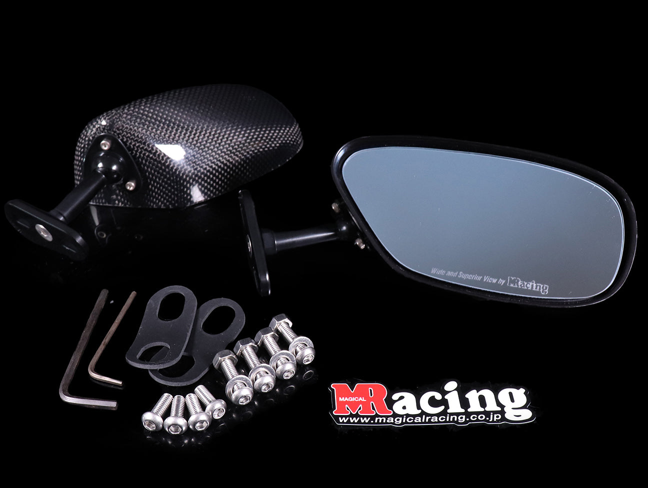 Magical Racing RR Carbon Mirrors - Type-1 - JHPUSA