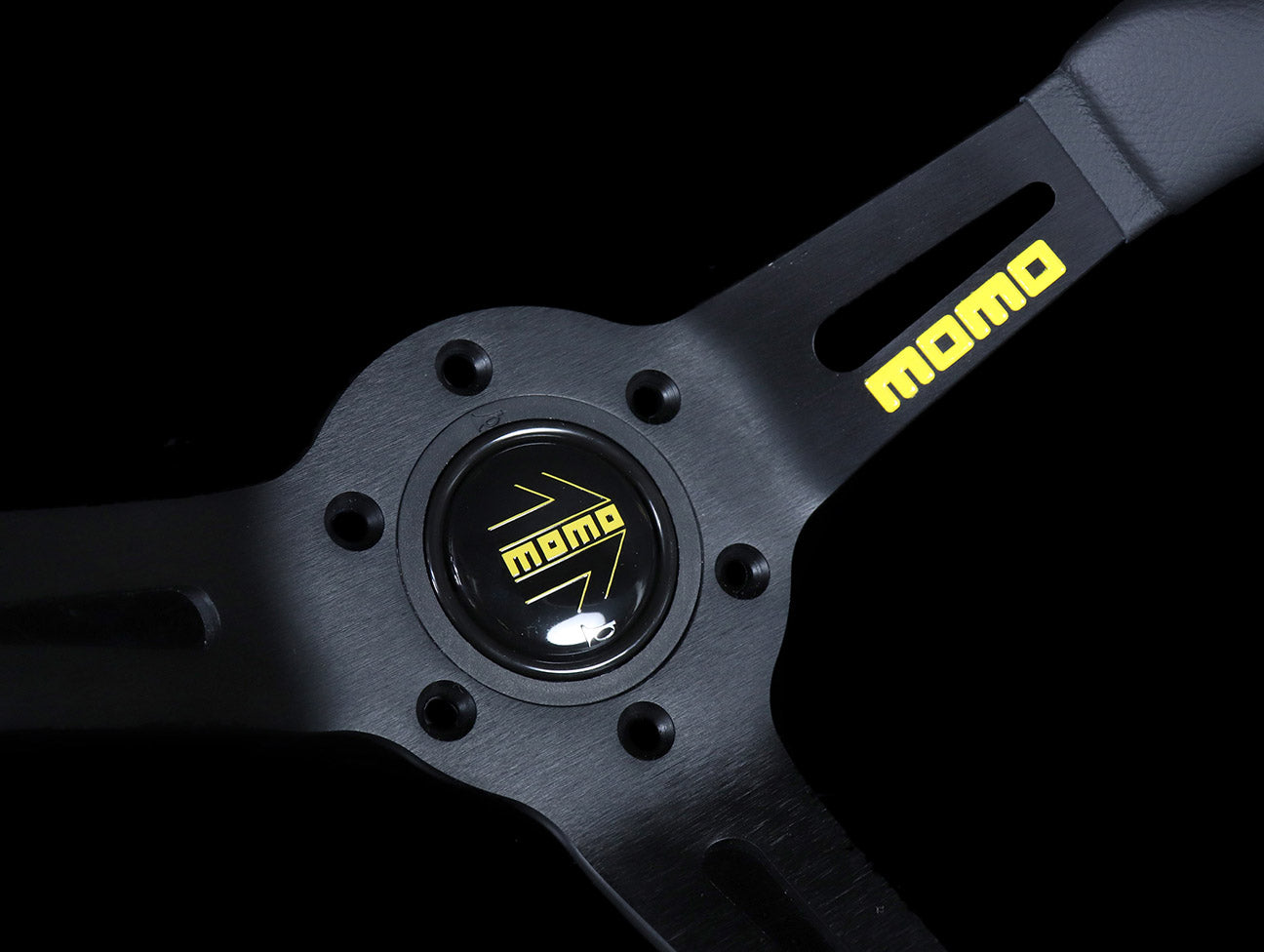 Momo Mod 08 350mm Leather Steering Wheel - JHPUSA